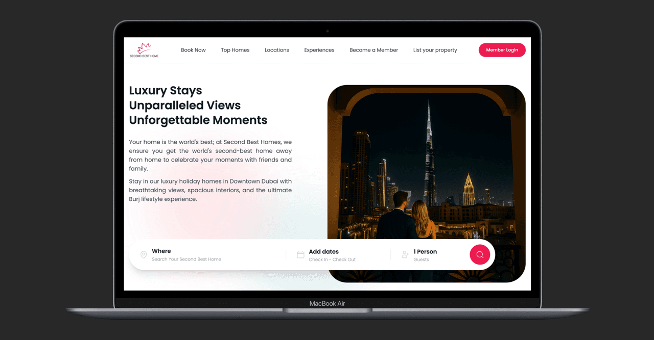SecondBest Homes — Smart Apartment Booking preview 2